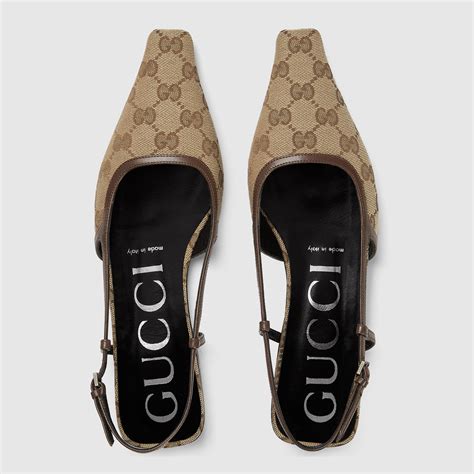 gucci fake ballet flats|women's gg slingback ballet flat.